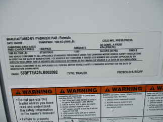 2020 Formula 6x12  Enclosed Cargo FSCBC6X12TE2FF