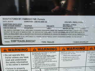 2020 Formula 8.5x16  Enclosed Car Hauler FSCBC8.5X16TE3FF