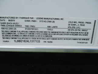 2020 Legend 7x18  Enclosed Cargo 7X18CES-Limited