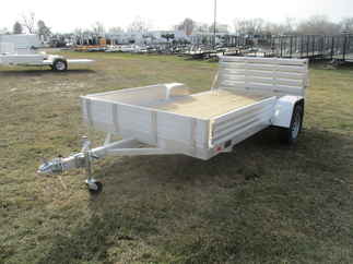 2021 Aluma 81x12  Aluminum Single Axle Utility 8112W-S-R-BT