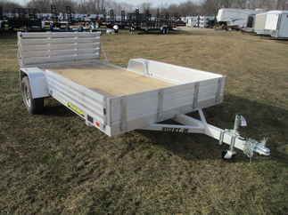 2021 Aluma 81x12  Aluminum Single Axle Utility 8112W-S-R-BT