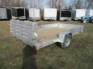2021 Aluma 81x12  Aluminum Single Axle Utility 8112W-S-R-BT