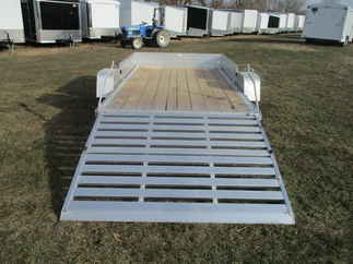 2021 Aluma 81x12  Aluminum Single Axle Utility 8112W-S-R-BT