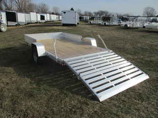 2021 Aluma 81x12  Aluminum Single Axle Utility 8112W-S-R-BT