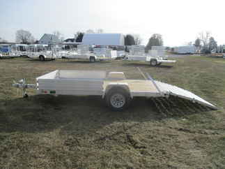 2021 Aluma 81x12  Aluminum Single Axle Utility 8112W-S-R-BT