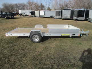 2021 Aluma 81x14  Aluminum Single Axle Utility 8114W-S-R