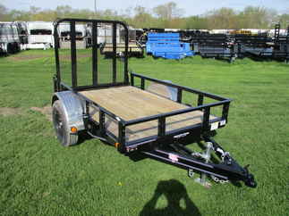 2020 PJ Trailer 60x8 U6 Single Axle Utility U620831DSFKT