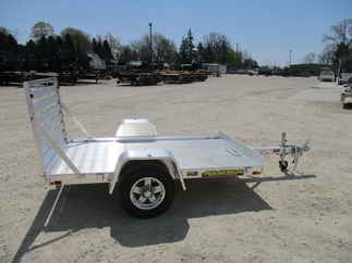 2020 Aluma 63x8  Aluminum Single Axle Utility 638S-TG