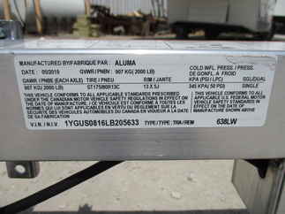 2020 Aluma 63x8  Aluminum Single Axle Utility 638S-TG