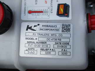 2020 PJ Trailer 102x22 T8 Equipment Deckover Tilt T8J2272BSTKR