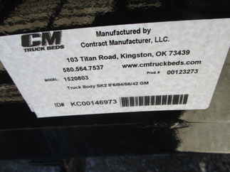 AS IS CM 8.5 x 84 SK Truck Bed