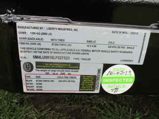2020 Liberty 60x8  Single Axle Utility LU3K60X8C4