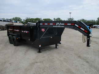 2021 PJ Trailer 83x16 DE Gooseneck Dump DER16S2BTSK