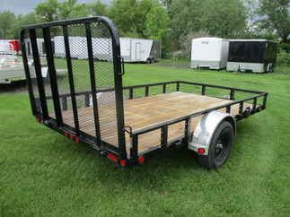 2020 PJ Trailer 83x12 U8 Single Axle Utility U821231DSGKT