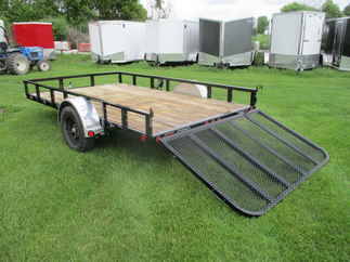 2020 PJ Trailer 83x12 U8 Single Axle Utility U821231DSGKT