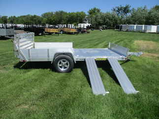 2021 Aluma 81x12  Aluminum Single Axle Utility 8112S-R-BT-SR