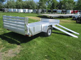 2021 Aluma 81x12  Aluminum Single Axle Utility 8112S-R-BT-SR