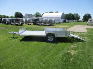 2021 Aluma 81x12  Aluminum Single Axle Utility 8112S-R-BT-SR