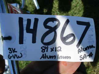 2021 Aluma 81x12  Aluminum Single Axle Utility 8112S-R-BT-SR