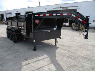 2021 PJ Trailer 83x16 DM Gooseneck Dump DMR1673BSSK