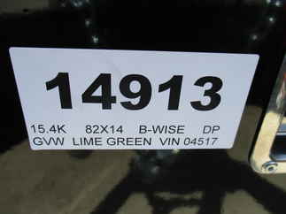 2020 BWISE 82x14  Dump DU14-15