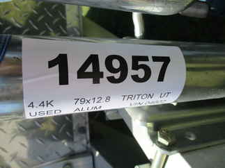 2009 Triton 79x12.8  Utility ATV128-2EB/SBD