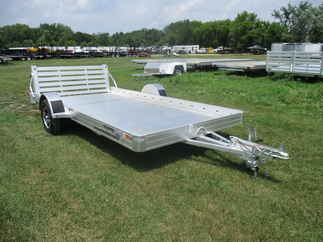 2021 Hillsboro 78x14  Aluminum Single Axle Utility AU7814