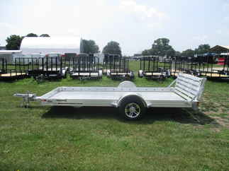 2021 Hillsboro 78x14  Aluminum Single Axle Utility AU7814