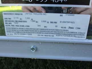 2021 United 7x12  Enclosed Motorcycle XLMTV-712TA35-8.5-S