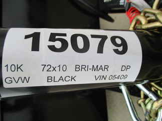 2020 Bri-Mar 72x10  Dump DTR610LP-10-D