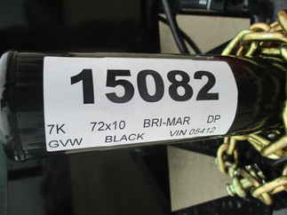2020 Bri-Mar 72x10  Dump DTR610LP-7-D