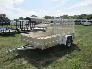 2021 RC Trailers 78x10  Aluminum Single Axle Utility ART6.5X10OULLX