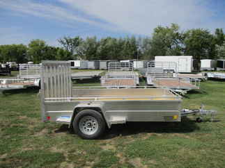 2021 RC Trailers 78x10  Aluminum Single Axle Utility ART6.5X10OULLX
