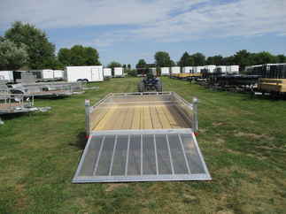 2021 RC Trailers 78x10  Aluminum Single Axle Utility ART6.5X10OULLX