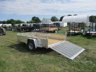 2021 RC Trailers 78x10  Aluminum Single Axle Utility ART6.5X10OULLX