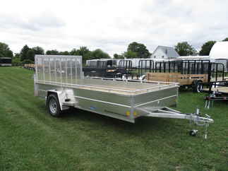 2021 RC Trailers 78x14  Aluminum Single Axle Utility ART6.5X14OULLX