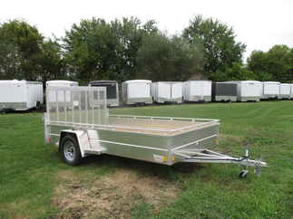 2021 RC Trailers 78x12  Aluminum Single Axle Utility ART6.5X12OULLX