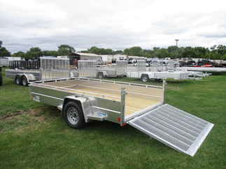 2021 RC Trailers 78x12  Aluminum Single Axle Utility ART6.5X12OULLX