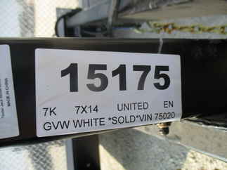 2021 United 7x14  Enclosed Cargo UXT-714TA35-8.5