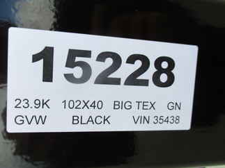 2021 Big Tex 102x40  Gooseneck 22GN-35BK+5MR