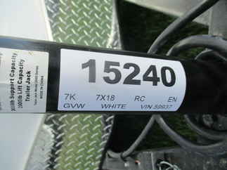 2021 RC Trailers 7x18  Enclosed Cargo RDLX 7X18TA2