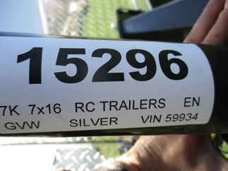 2021 RC Trailers 7x16  Enclosed Cargo RDLX 7X16TA2