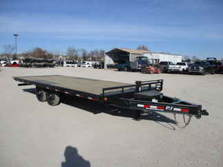 2021 PJ Trailer 102x22 T8 Equipment Deckover Tilt T8J2272BSTK
