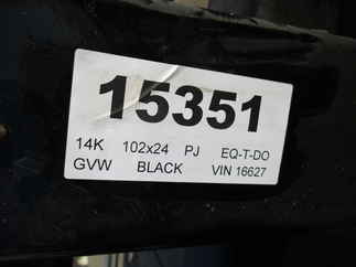 2021 PJ Trailer 102x24 T8 Equipment Deckover Tilt T8J2472BSTK