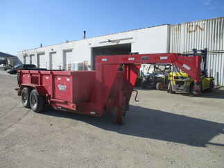 2006 Trailer 80x14  Gooseneck Dump Baker Built BP14HD