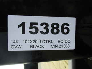 2021 Load Trail 102x20  Equipment Deckover DK0220072
