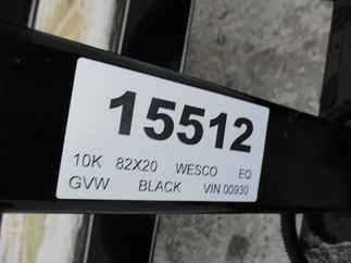 2021 Wesco 82x20 Equipment