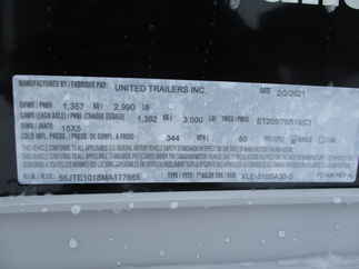 2021 United 5x10  Enclosed Cargo XLE-510SA30-S