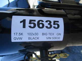2021 Big Tex 102x30  Gooseneck 16GN-25BK+5MR