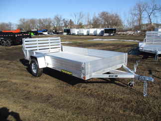 2022 Aluma 81x12  Aluminum Single Axle Utility 8112S-R-BT-SR